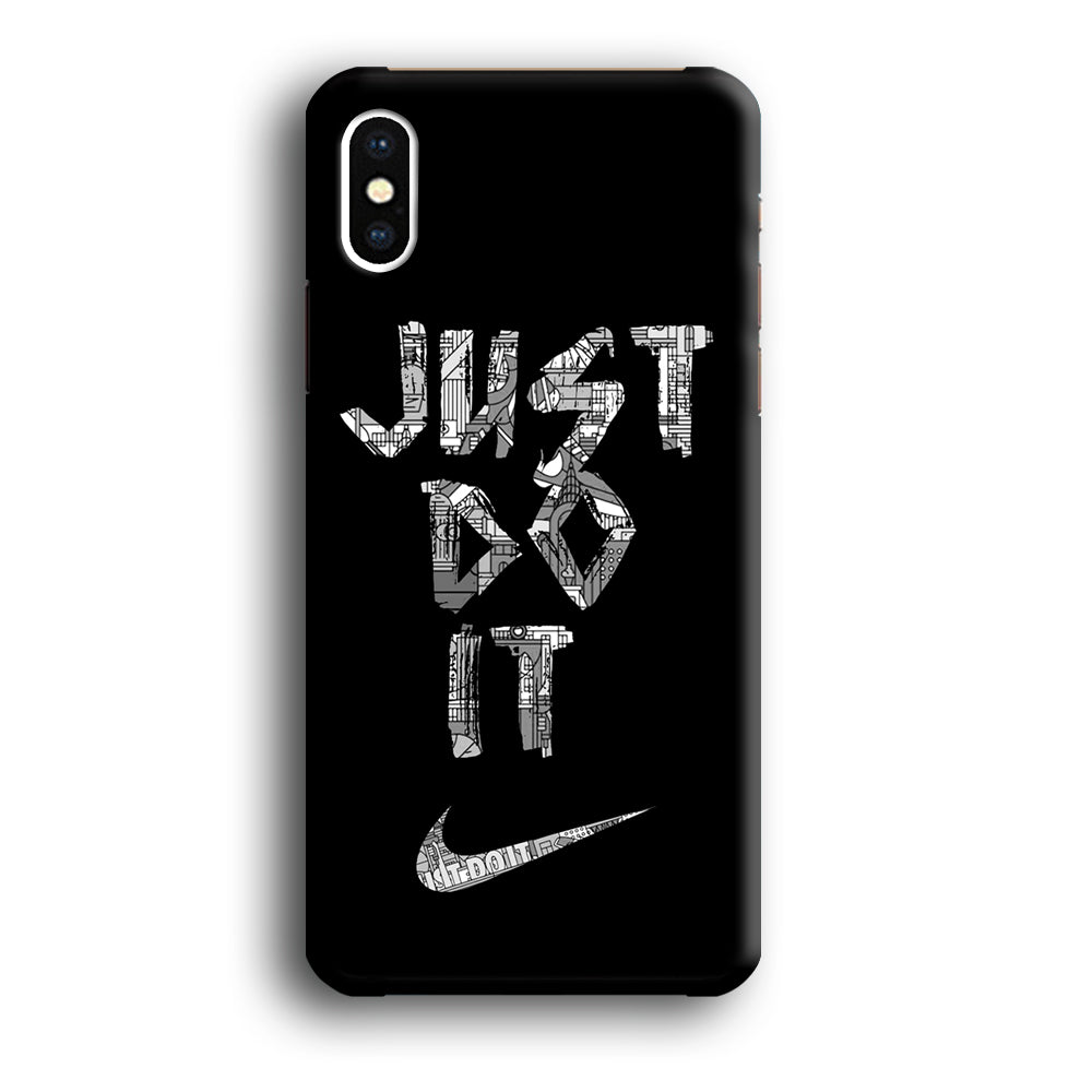 Nike Word Of Pattern iPhone XS Case