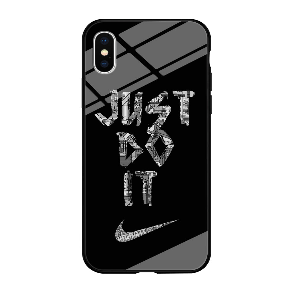 Nike Word Of Pattern iPhone X Case