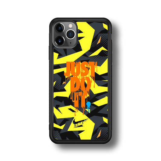 Nike Yellow Abstract Shapes iPhone 11 Pro Case