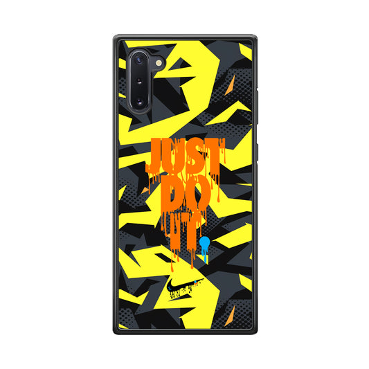 Nike Yellow Abstract Shapes Samsung Galaxy Note 10 Case