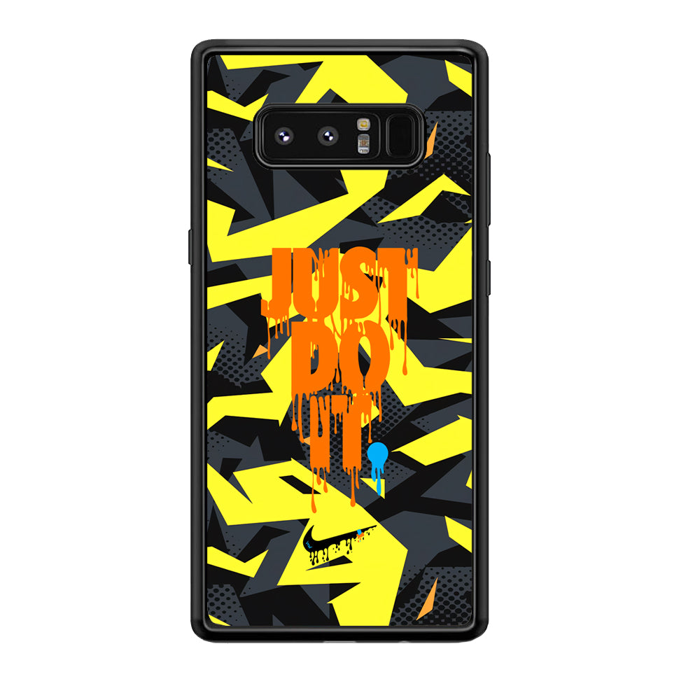 Nike Yellow Abstract Shapes Samsung Galaxy Note 8 Case