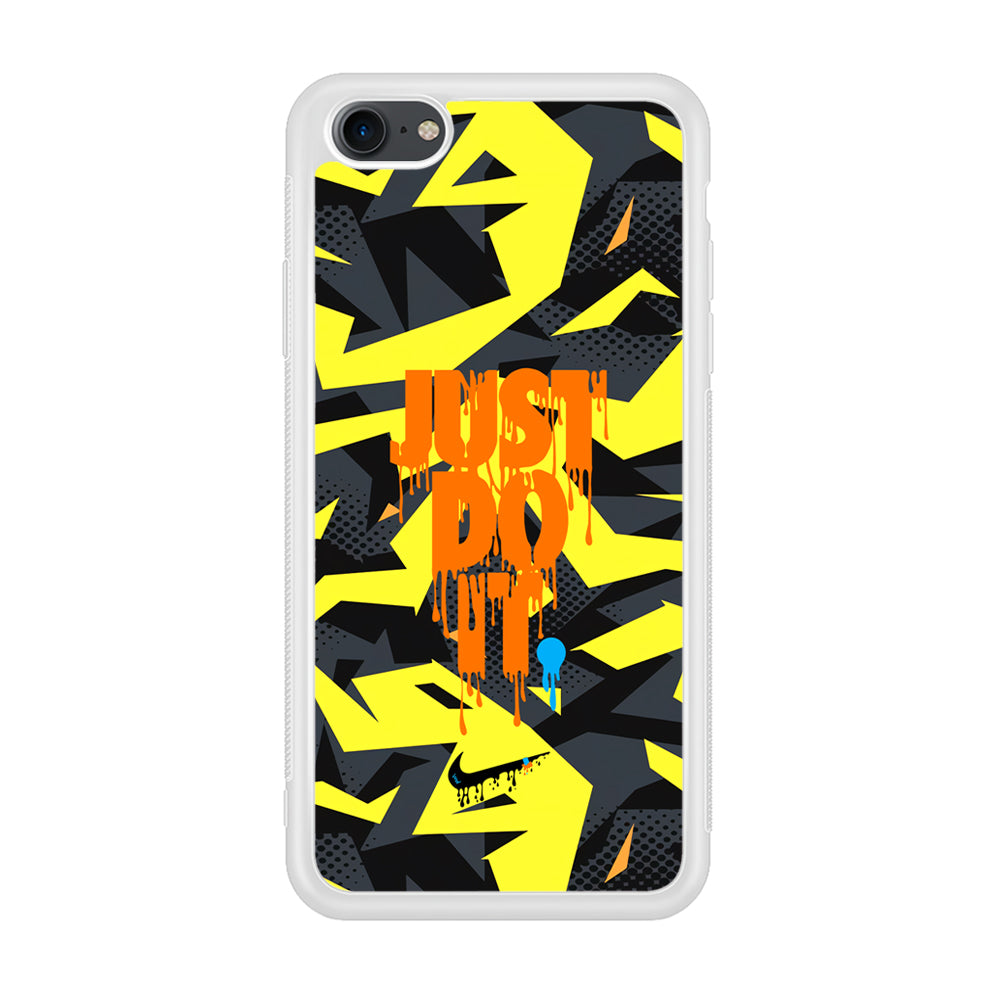 Nike Yellow Abstract Shapes iPhone 8 Case