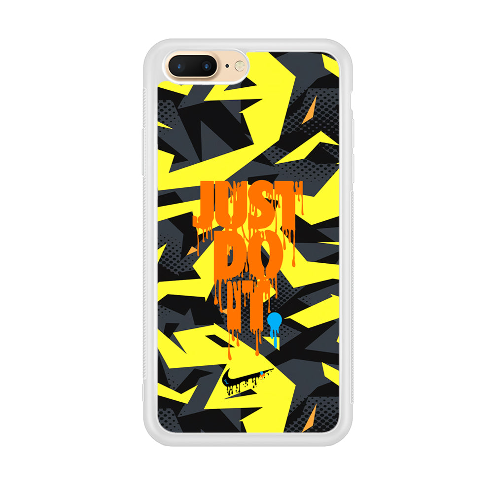 Nike Yellow Abstract Shapes iPhone 8 Plus Case