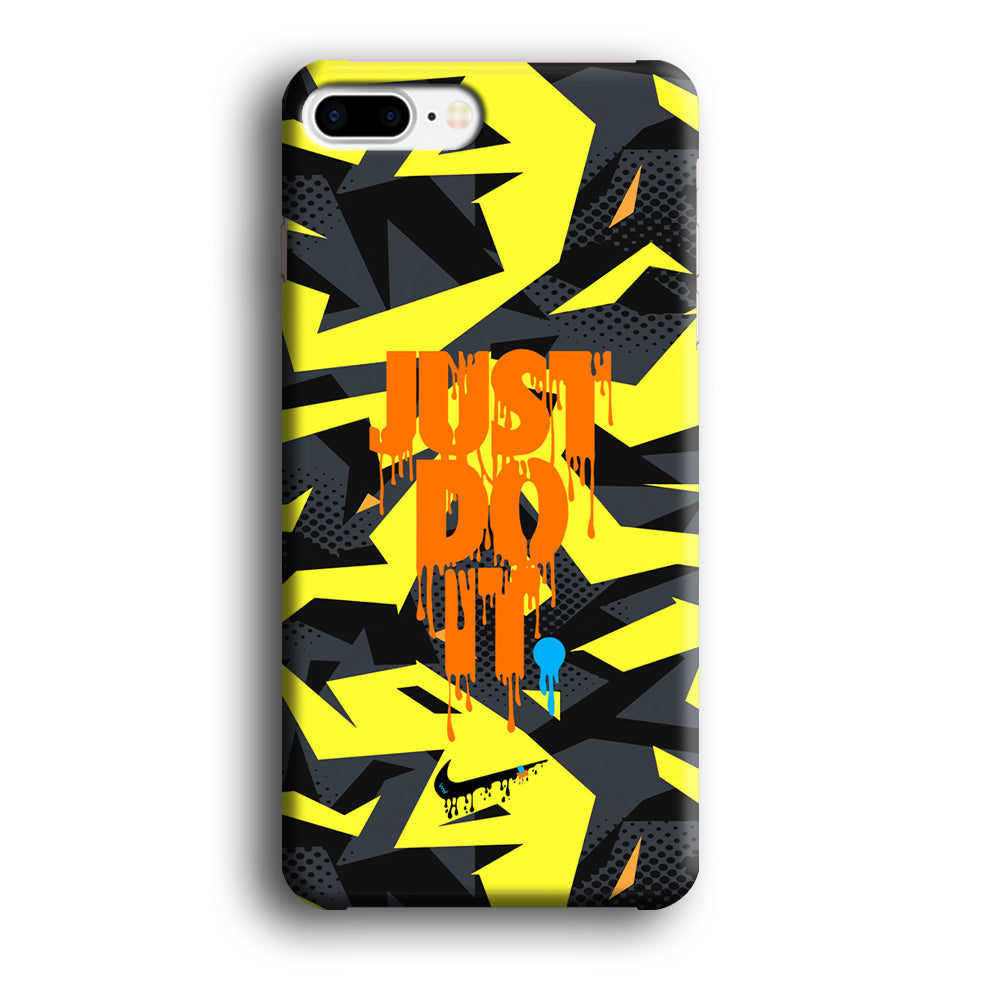 Nike Yellow Abstract Shapes iPhone 8 Plus Case