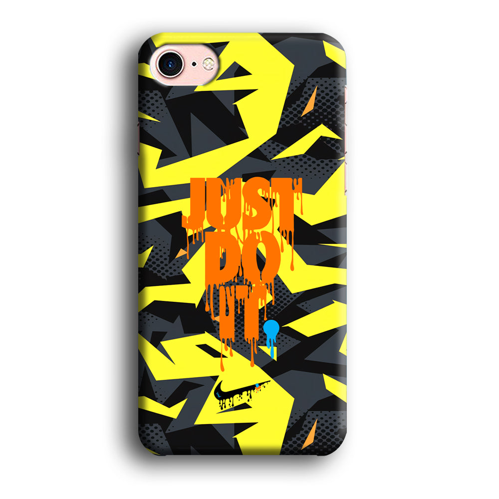 Nike Yellow Abstract Shapes iPhone 8 Case