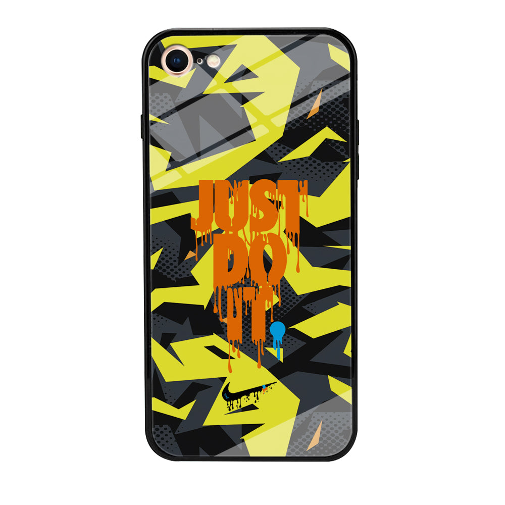 Nike Yellow Abstract Shapes iPhone 8 Case