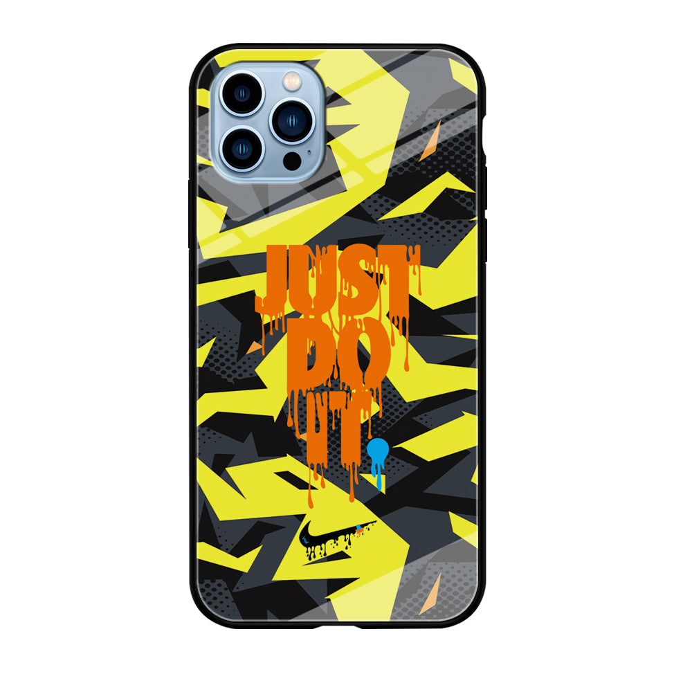 Nike Yellow Abstract Shapes iPhone 12 Pro Max Case