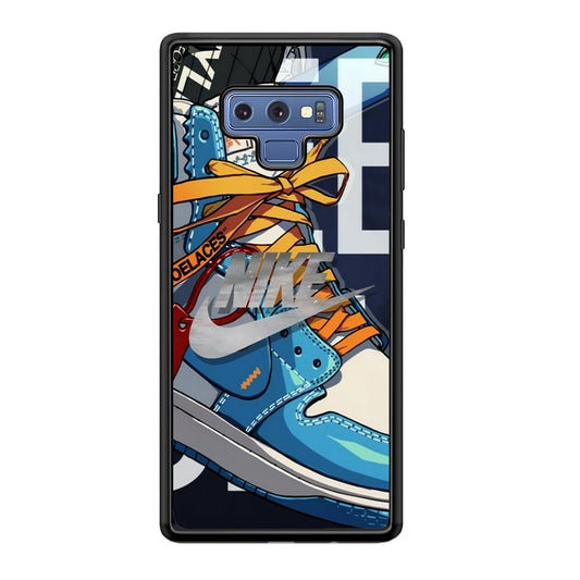Nike Yellow Shoelaces Samsung Galaxy Note 9 Case