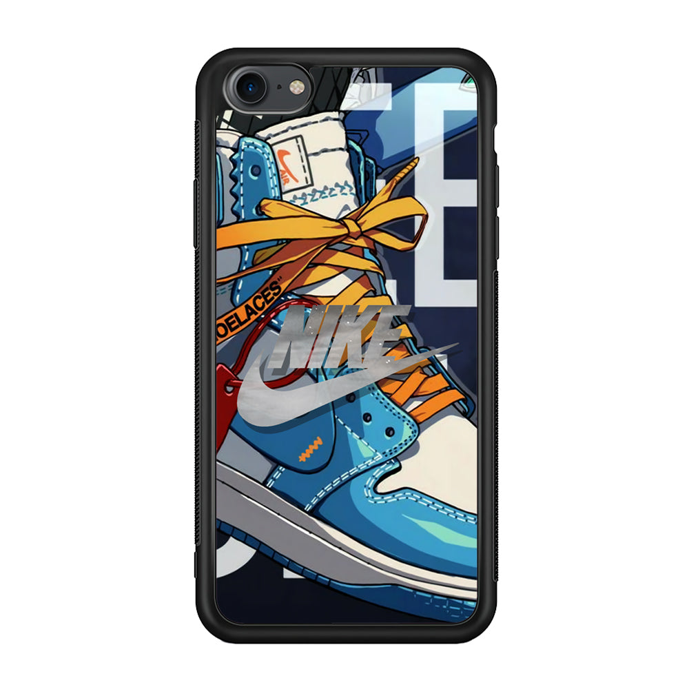 Nike Yellow Shoelaces iPhone 8 Case