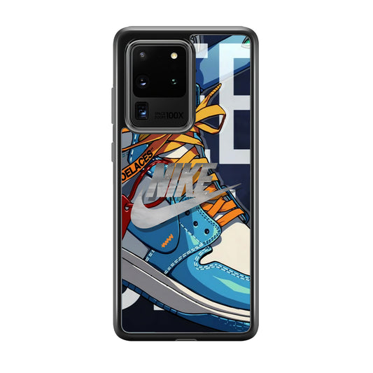 Nike Yellow Shoelaces Samsung Galaxy S20 Ultra Case