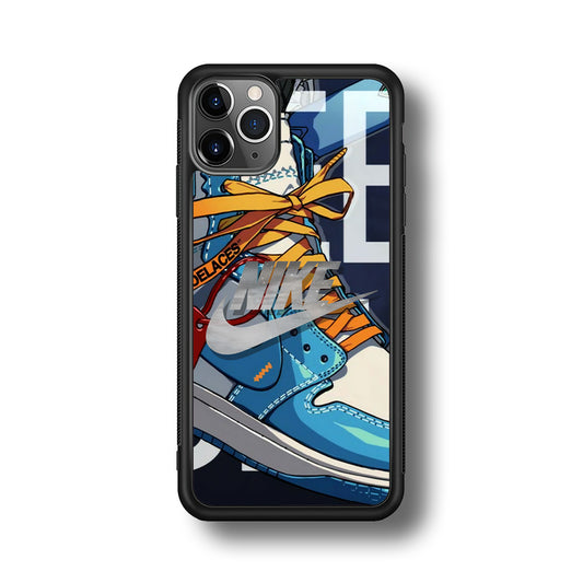 Nike Yellow Shoelaces iPhone 11 Pro Max Case