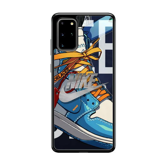 Nike Yellow Shoelaces Samsung Galaxy S20 Plus Case