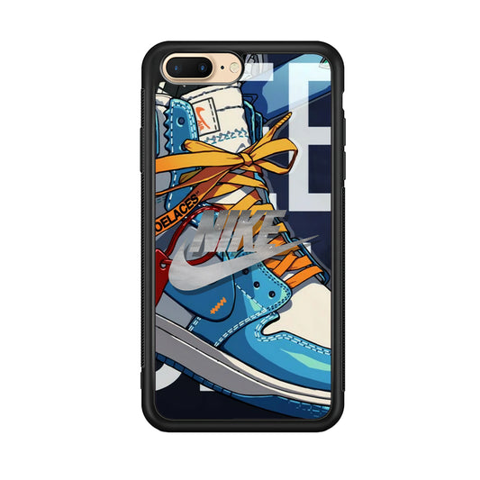 Nike Yellow Shoelaces iPhone 8 Plus Case