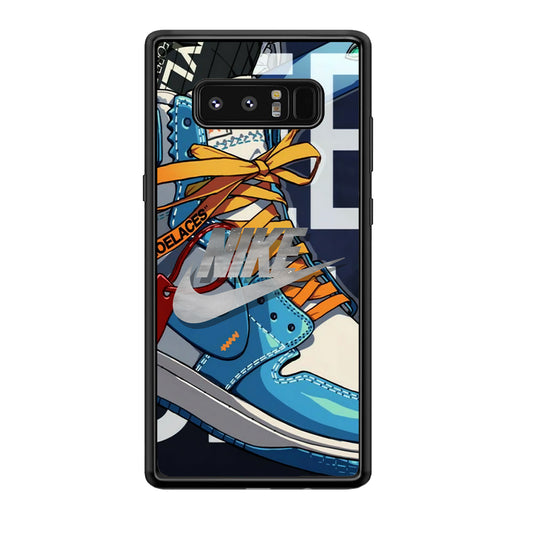Nike Yellow Shoelaces Samsung Galaxy Note 8 Case
