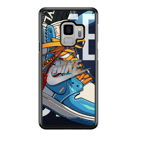 Nike Yellow Shoelaces Samsung Galaxy S9 Case