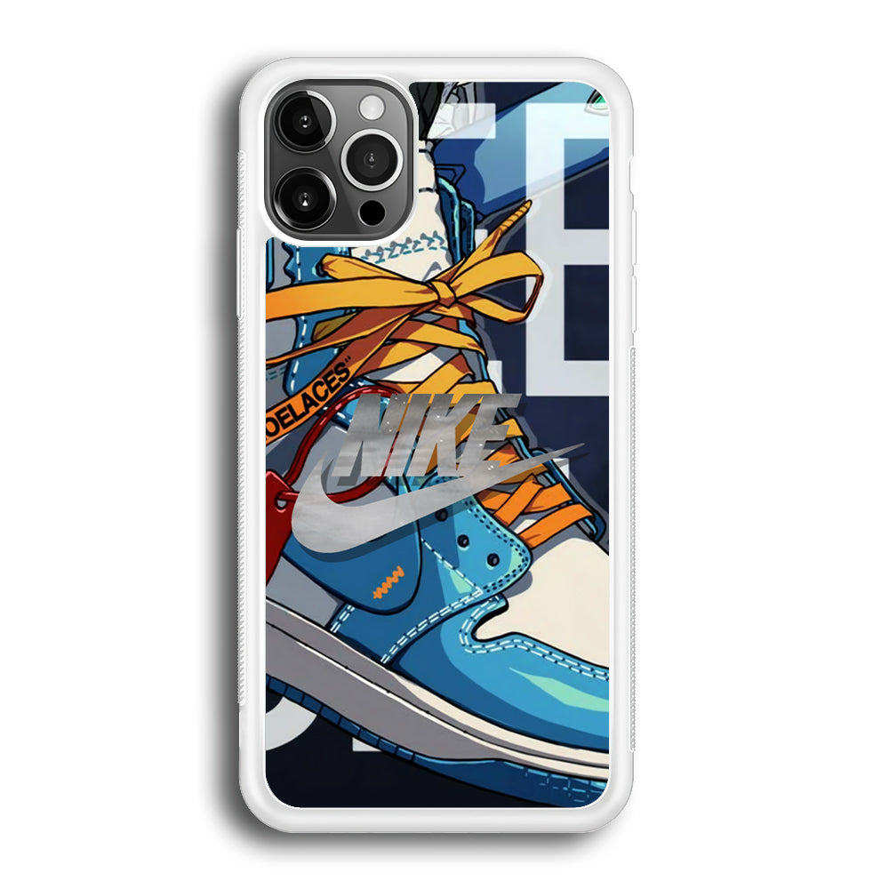 Nike Yellow Shoelaces iPhone 12 Pro Case