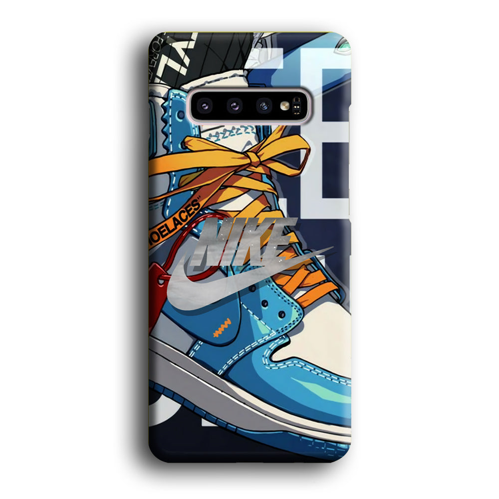 Nike Yellow Shoelaces Samsung Galaxy S10 Case