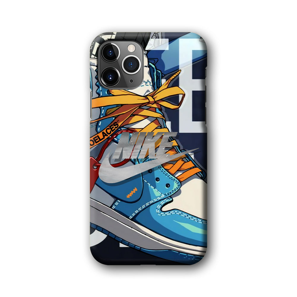 Nike Yellow Shoelaces iPhone 11 Pro Case