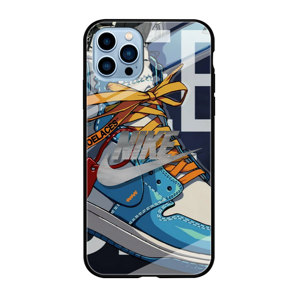 Nike Yellow Shoelaces iPhone 12 Pro Max Case