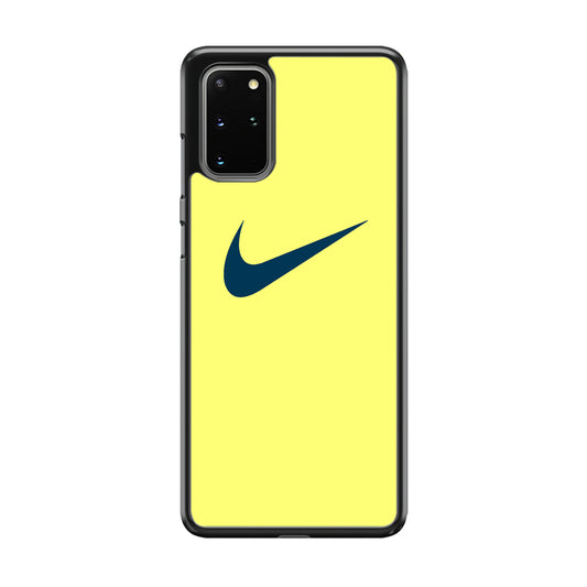 Nike Yellow Simple Logo Samsung Galaxy S20 Plus Case