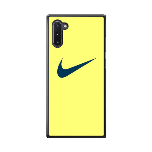 Nike Yellow Simple Logo Samsung Galaxy Note 10 Case