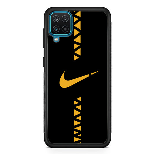 Nike Zipper Pattern Samsung Galaxy A12 Case