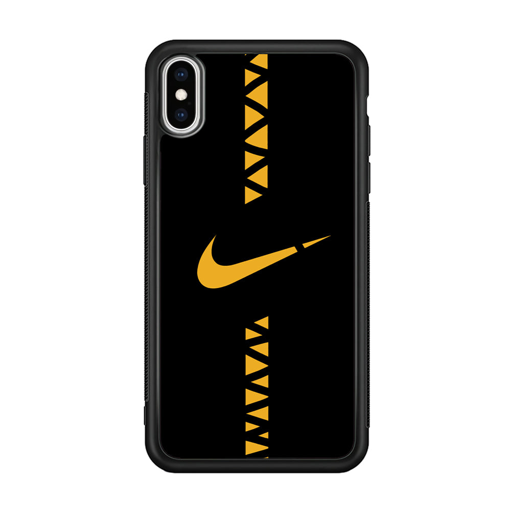 Nike Zipper Pattern iPhone XS Case