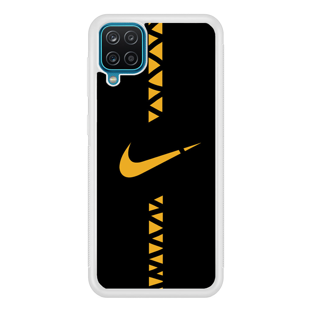 Nike Zipper Pattern Samsung Galaxy A12 Case