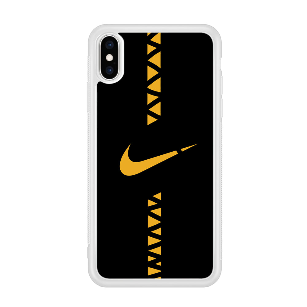 Nike Zipper Pattern iPhone XS Case