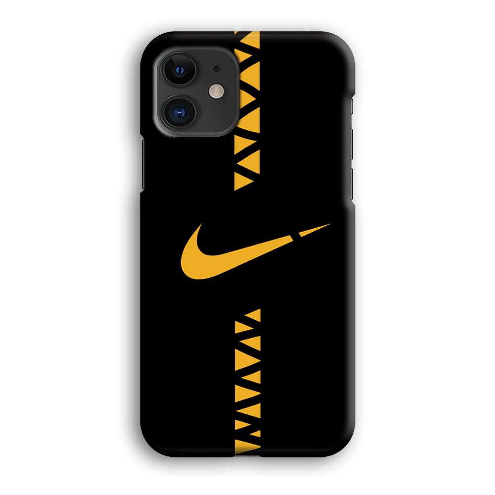 Nike Zipper Pattern iPhone 12 Case