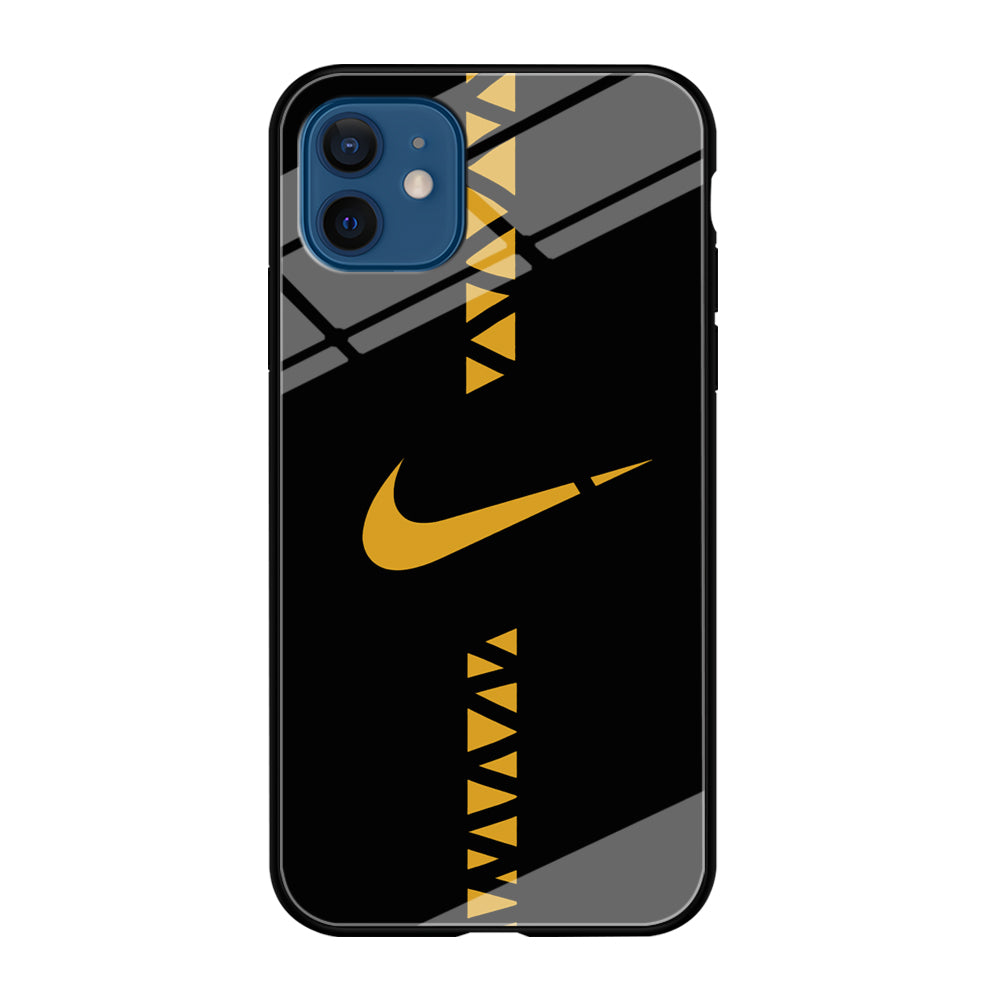 Nike Zipper Pattern iPhone 12 Case