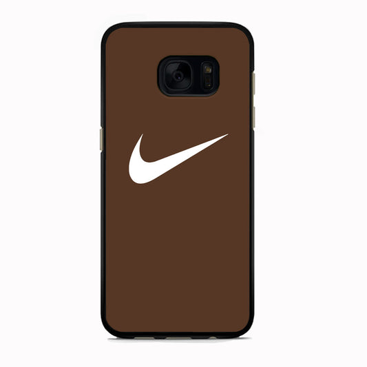 Nike Dark Chocolate Simple Samsung Galaxy S7 Case