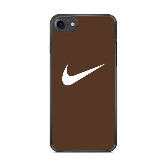 Nike Dark Chocolate Simple iPhone 8 Case
