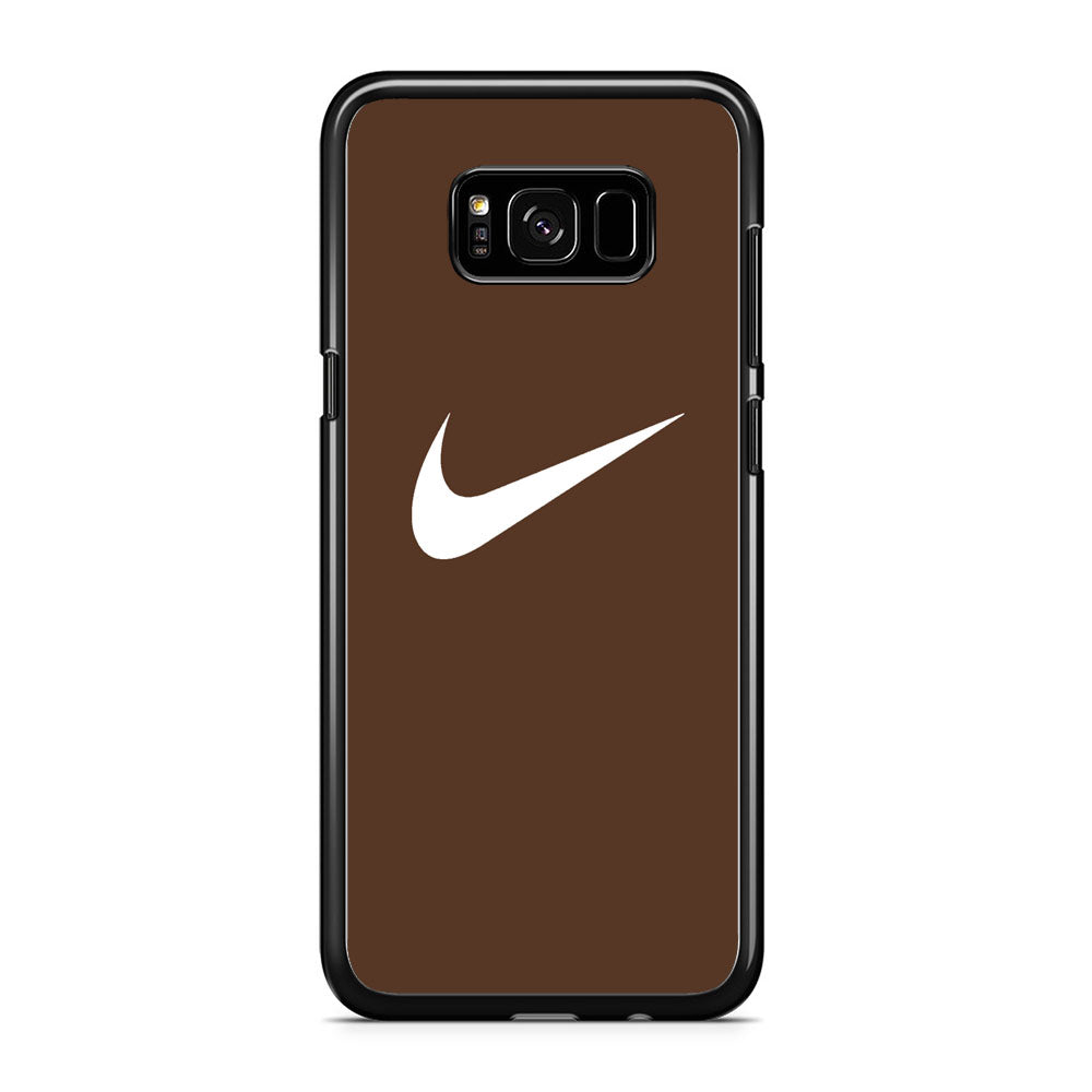 Nike Dark Chocolate Simple Samsung Galaxy S8 Case