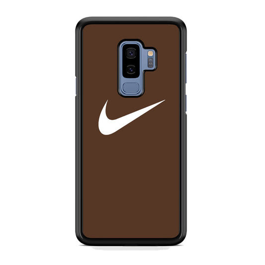 Nike Dark Chocolate Simple Samsung Galaxy S9 Plus Case