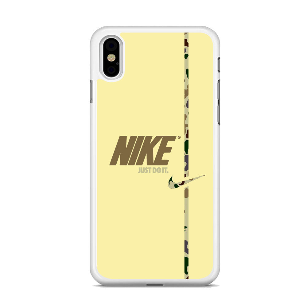 Nike Desert Camo iPhone X Case