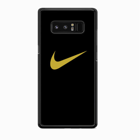 Nike Gold Logo Black Samsung Galaxy Note 8 Case