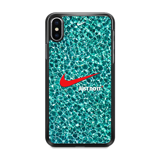 Nike Red Shiny iPhone X Case