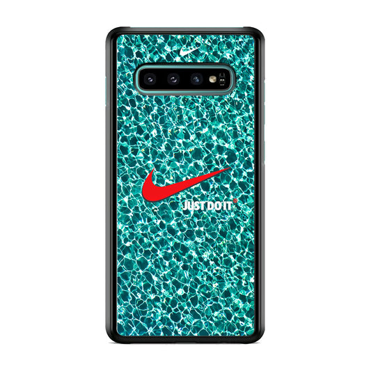Nike Red Shiny Samsung Galaxy S10 Case