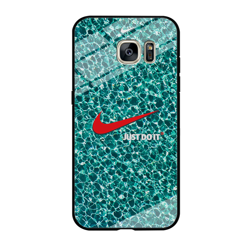 Nike Red Shiny Samsung Galaxy S7 Edge Case