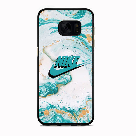 Nike Shadow in Blue Marble Samsung Galaxy S7 Edge Case
