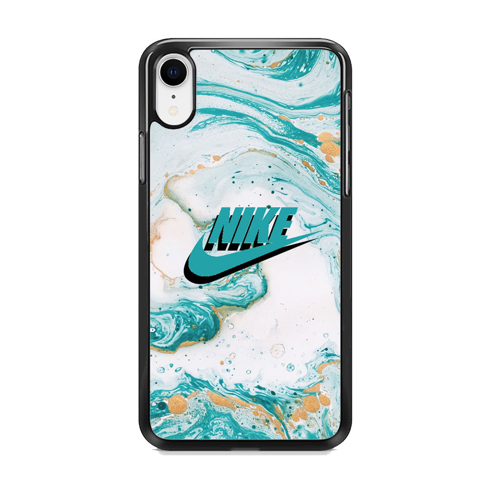 Nike Shadow in Blue Marble iPhone XR Case