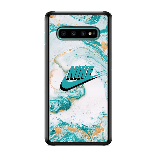 Nike Shadow in Blue Marble Samsung Galaxy S10 Case