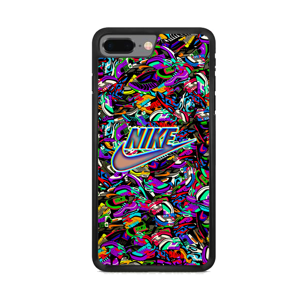 Nike Shiny Emblem in Doodle Art iPhone 7 Plus Case