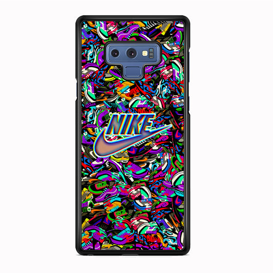Nike Shiny Emblem in Doodle Art Samsung Galaxy Note 9 Case