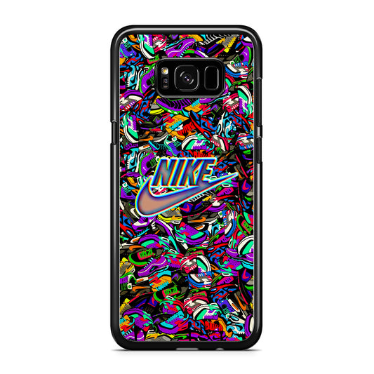Nike Shiny Emblem in Doodle Art Samsung Galaxy S8 Plus Case