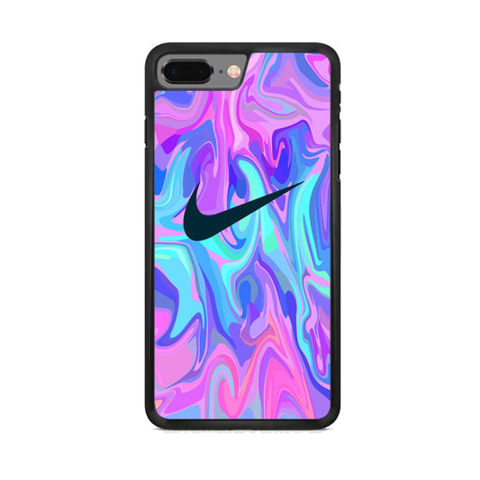 Nike Soft Marble Navy Logo iPhone 8 Plus Case