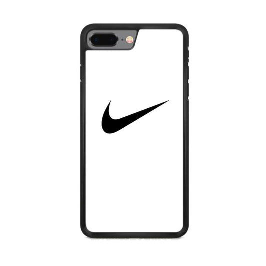 Nike White Milk Black Logo iPhone 8 Plus Case
