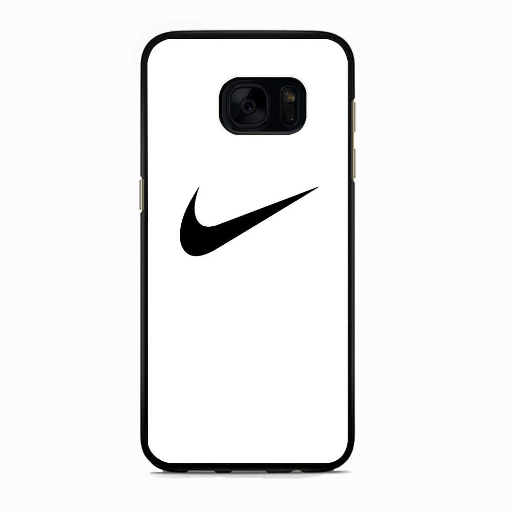 Nike White Milk Black Logo Samsung Galaxy S7 Edge Case