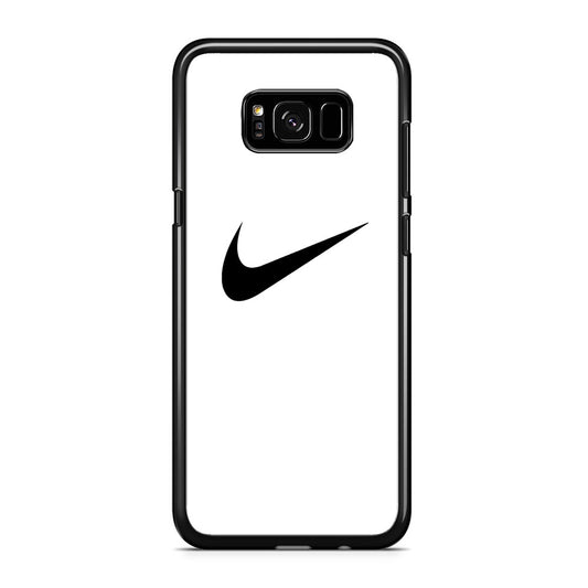 Nike White Milk Black Logo Samsung Galaxy S8 Case